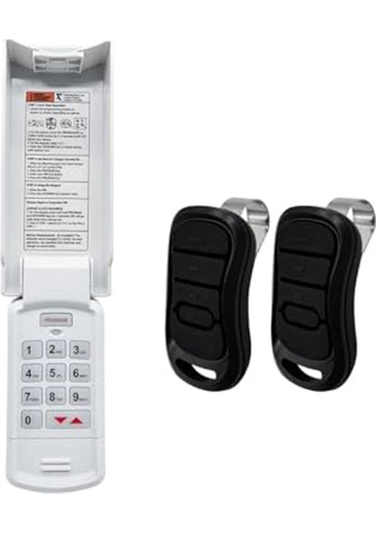 Gk-R Tuş Takımı ve 2 Paket G3T-R 3 Düğmeli Garaj Kapısı Uzaktan Kumandası, 1995'TEN Beri Uyumlu 315/390 Mhz, G3T-R Için Yedek (Yurt Dışından)