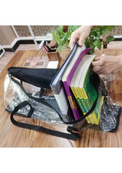 DVD Saklama Torbaları CD Disk Çizgi Roman Dosyası Oyuncak Elbise Kolu Organizatör Büyük Şeffaf Tote Kılıf Ev Kabine Organizasyonu (Yurt Dışından) modelleri