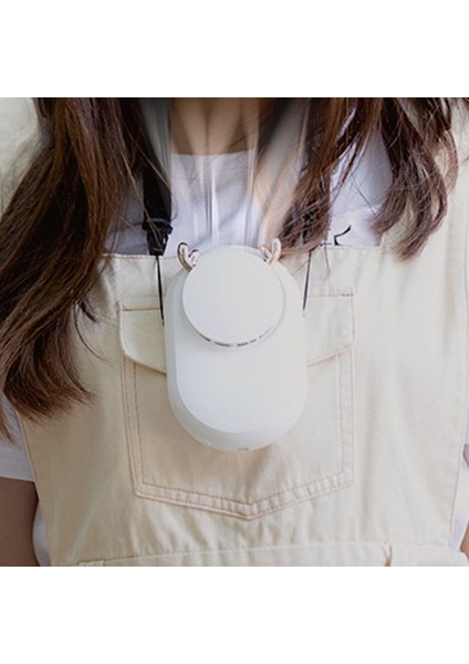 Mini Boynuzları Taşınabilir Cep Fanı Serin Hava El Seyahat Soğutucu Soğutma Fanları Güç Pembe A (Yurt Dışından)