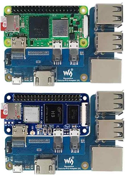 Zero To 3b Adaptör Arayüz Adaptörü ile Uyumlu Zero To Pi3 Genişletme Kartı Pi0 4usb Hub Hat Zero To Pı3 Adaptörü (Yurt Dışından)