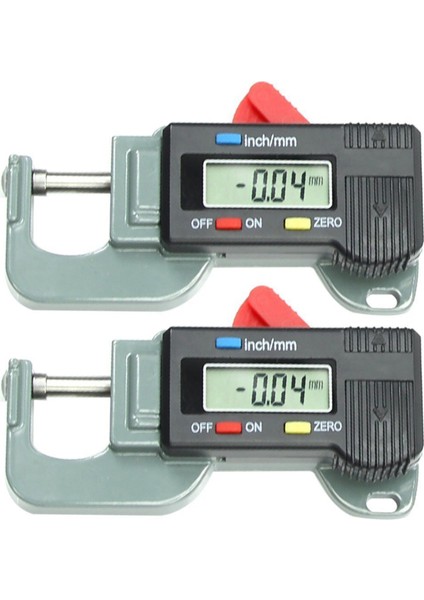 Многоцелевые Наборы,2x Taşınabilir Hassas Dijital Kalınlık Ölçer Ölçer Metal Test Cihazı Mikrometre 0 Ila 12.7mm (Yurt Dışından)