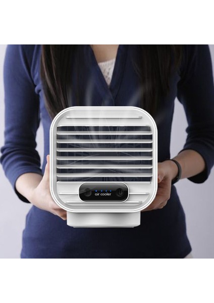 Mini Su Soğutma Fanı Taşınabilir Hava Soğutucu, Ev Masaüstü Şarj Küçük Nemlendirici Soğutucu Yeşil (Yurt Dışından) indirimleri