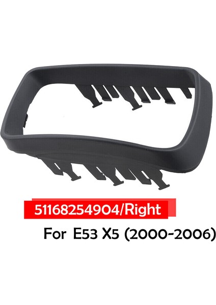 Uyumlu - E53 X5 2000 2001 2002 2003 2004 2005 2006 Yolcu Sağ Yan Ayna Kapağı Kapak Trim Halkası Çerçeve 51168254904 (Yurt Dışından) modelleri