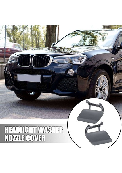 1 Çift 51117335053 51117335054 Araba Far Yıkama Memesi Kapağı ile Uyumlu - 7 Serisi F01 F02 2013-2015 (Yurt Dışından) fiyatları