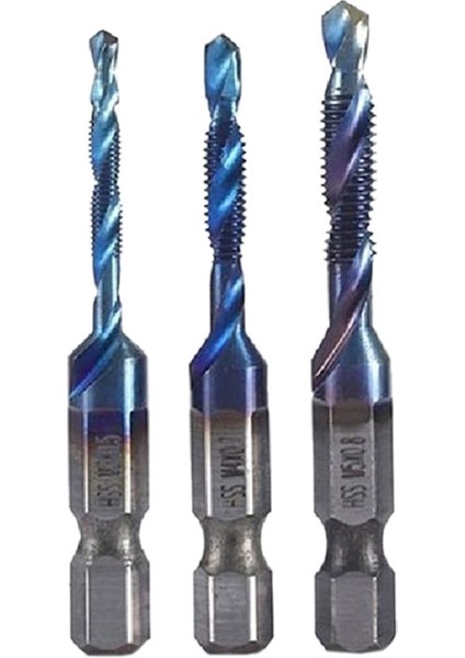 6 Adet Uç Seti Hss Kombinasyon Matkap Ucu Altıgen Saplı Matkap Bileşik Musluk Yumuşak Metal Alüminyum Plaka ile Uyumlu (Yurt Dışından) fırsatları