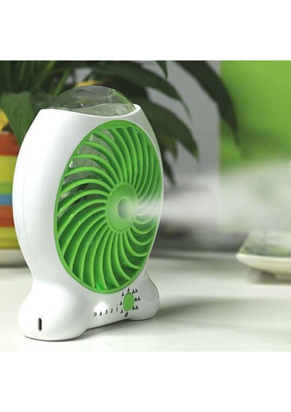 Taşınabilir Mini USB Fan Soğutucu Ev Şarj Edilebilir Su Sisi Soğutma Masaüstü Bilgisayarlar Klima Nemlendirici Mavi (Yurt Dışından) fırsatları