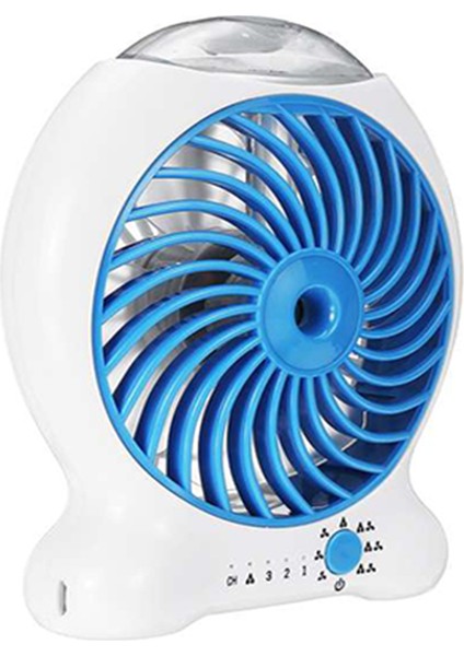 Taşınabilir Mini USB Fan Soğutucu Ev Şarj Edilebilir Su Sisi Soğutma Masaüstü Bilgisayarlar Klima Nemlendirici Mavi (Yurt Dışından) indirimleri