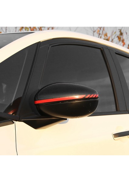 Fıt 2021 ile Uyumlu Karbon Fiber 1 Çift Dikiz Aynası Kapağı Kırmızı Kenarlı Yan Kanat Dikiz Aynası Kılıfı Kapakları (Yurt Dışından) modelleri