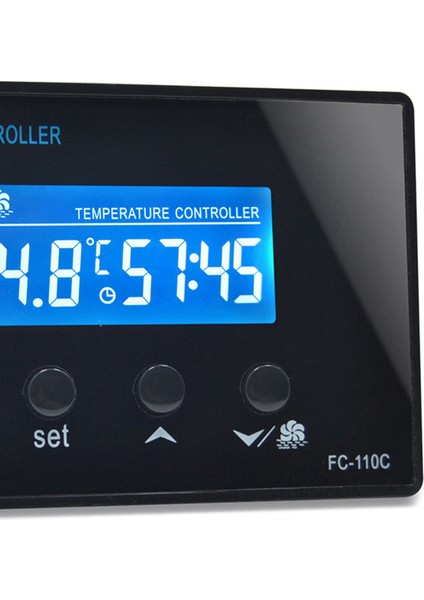 FC-110C 230V10A LCD Mini Sauna Odası Ayak Spa Dijital Sıcaklık Kontrol Cihazı ile Geri Sayım Sayacı Regülatörü Termostat (Yurt Dışından)