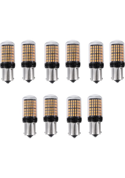 10X 1156 BAU15S LED 3014 144 Smd 7506 1003 1073 Canbus Süper Parlak Araba Fren Ters Kuyruk Ampul Yüksek Güç (Yurt Dışından)