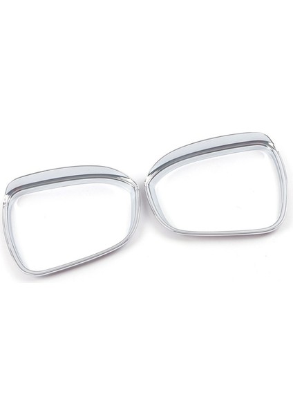 Xtrail T32 2021 ile Uyumlu Araba Dikiz Aynası Kapağı Yağmur Kaş Çerçeve Trim Dekoratif Çıkartmalar, Gümüş (Yurt Dışından)