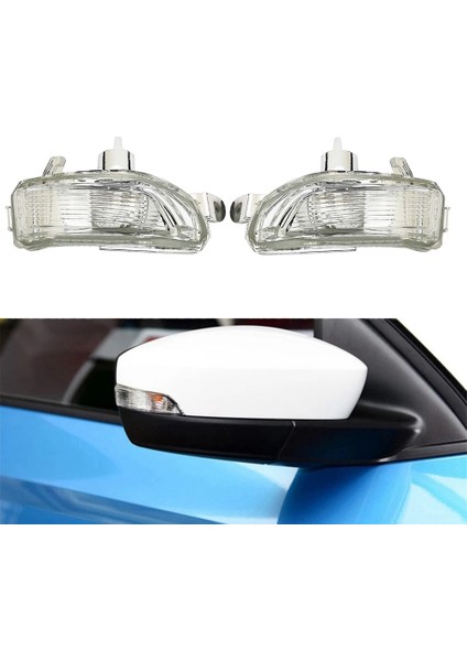 Araba Sol Sağ Dikiz Yan Ayna Dönüş Sinyali Gösterge Işığı Fabia 2015-2017 Rapid 2018-2020 ile Uyumlu (Yurt Dışından) modelleri
