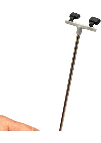 10 Adet 2led Sokak Lambası 1:100 Ho Ölçekli Sokak Lambası Manzara Mini Elektrik Direği Kum Masa Modeli 2 (Yurt Dışından)