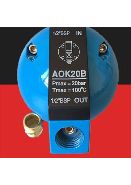 2x AOK20B Otomatik Tahliye Filtresi Hava Kompresörü Otomatik Tahliye Vanası Küresel Tahliye Vanası (Yurt Dışından)