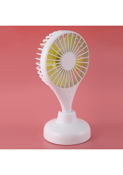 Taşınabilir USB Fan Elektrikli El Küçük Ofis Aletleri Için Şarj Edilebilir Kullanışlı Yaz Soğutucu Soğutma Beyaz (Yurt Dışından)