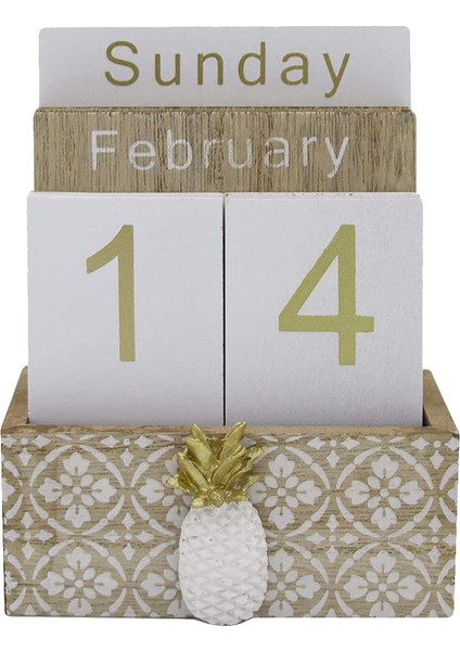 Декоративные Подарки,ahşap Flip Masa Blokları Takvim, Sürekli Tahta/masa Takvimi Ekranı, Ev/ofis Dekorasyonu Için, 11.5X6.5X14.5CM,C (Yurt Dışından) fiyatları