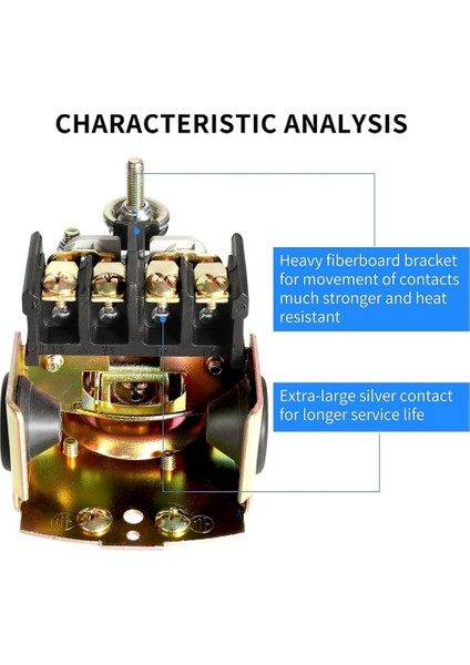 Многоцелевые Наборы,kuyu Pompası Için 2 Adet Pessür Anahtarı, 30-50PSI Su Basınç Anahtarı, 1/4ın Kadın Npt Su Pompası Basınç Kontrol Anahtarı (Yurt Dışından) fırsatları