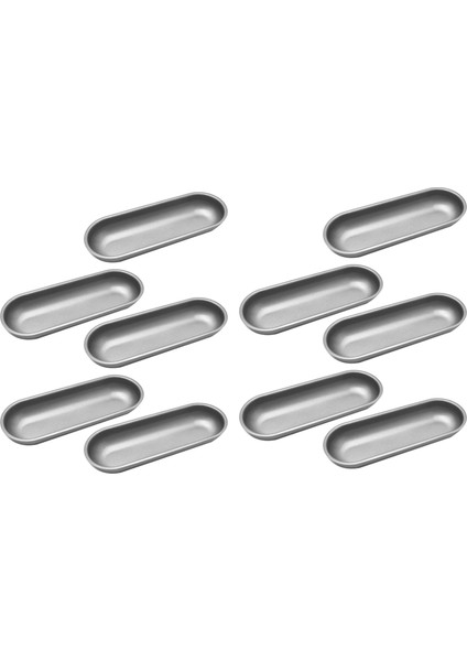 Торт В Форме,10 Adet Hot Dog Kalıp Karbon Çelik Sosis Kalıpları Yapışmaz Bakeware Oval Bun Fırın Tepsisi Dıy Ev Yapımı Ekmek Aracı (Yurt Dışından)