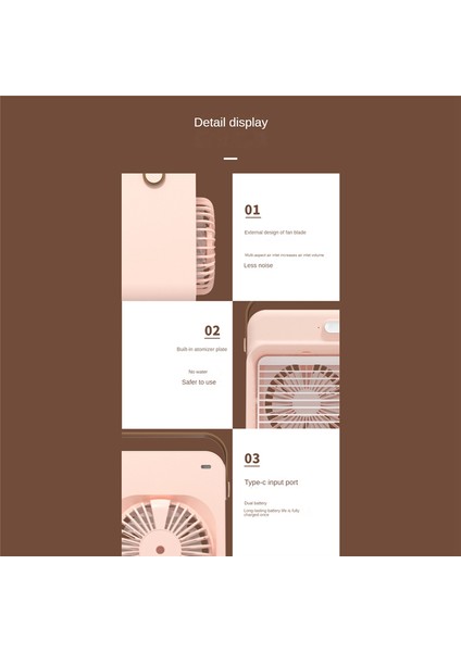 Taşınabilir Klima Kişisel Masaüstü Soğutucu Şarj Edilebilir 2400 Mah Sessiz Masa Fanı Ev Ofis Yatak Odası-E Için (Yurt Dışından) modelleri