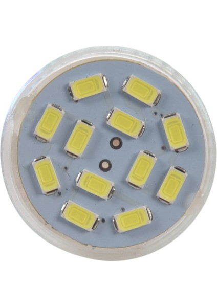 5x 6W GU4(MR11) LED Spot Işığı MR11 12 Smd 5730 570 Dc 12V, Beyaz (Yurt Dışından)