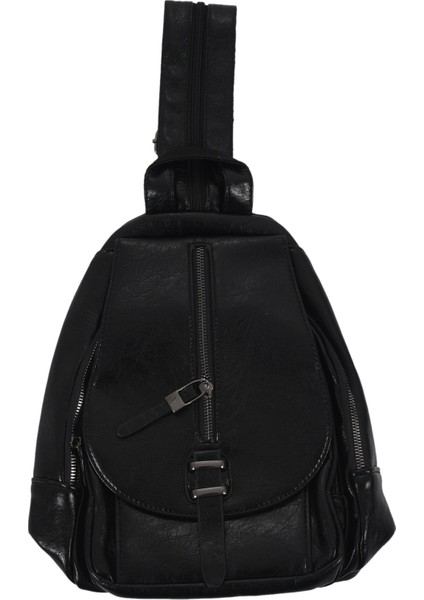 Kadın Küçük Sırt Çantası Sırt Çantası Seyahat Sırt Çantası Göğüs Omuz Çantası Çapraz Sırt Çantası Rahat Okul Çantası Siyah (Yurt Dışından)