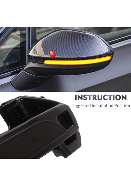 Araba LED Yan Ayna Göstergesi, Golf 8 Için Mk8 Gte Gtd 2020 2021 Dinamik Dikiz Dönüş Sinyal Işıkları Ayna Flaşör (Yurt Dışından)