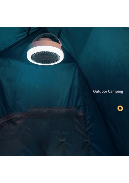 Küçük Tavan Vantilatörü Taşınabilir Duvara Monte USB Masaüstü Gece Lambası Açık Hava Öğrencileri Mini -Beyaz (Yurt Dışından) modelleri