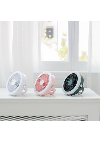 Küçük Tavan Vantilatörü Taşınabilir Duvara Monte USB Masaüstü Gece Lambası Açık Hava Öğrencileri Mini -Beyaz (Yurt Dışından) fırsatları