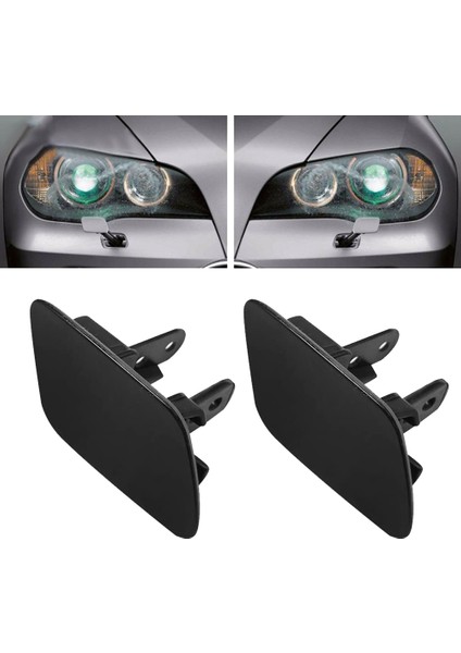51657199141 51657199142 Ön Sol Sağ Far Yıkama Jet Püskürtme Nozulu Kapağı ile Uyumlu - X5 2007-2010 E70 2006-2013 Suv (Yurt Dışından) fiyatları
