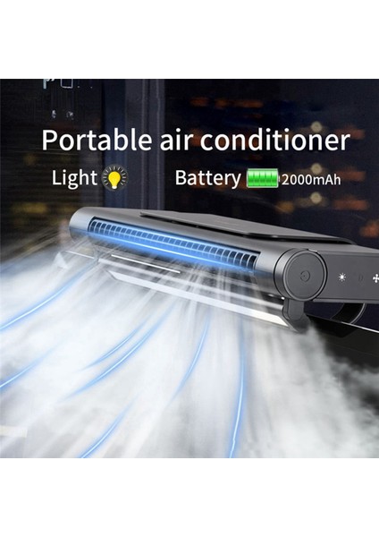 Dizüstü Bilgisayar Klima Şarj Edilebilir Elektrikli Fan Ayarlanabilir Sisleme Soğutucu Gece Lambası Sessiz Nemlendirici (Yurt Dışından) modelleri