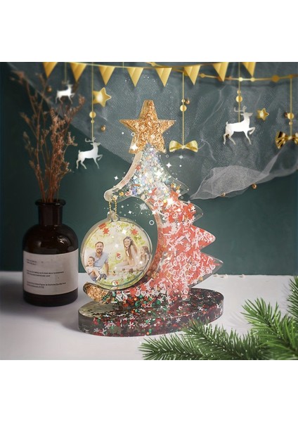 Декоративные Подарки,dıy Noel Ağacı Fotoğraf Çerçevesi Silikon Kalıp Kristal Epoksi Reçine Zanaat Döküm Kalıp El Yapımı Dekorasyon Noel Kalıpları (Yurt Dışından) fiyatları