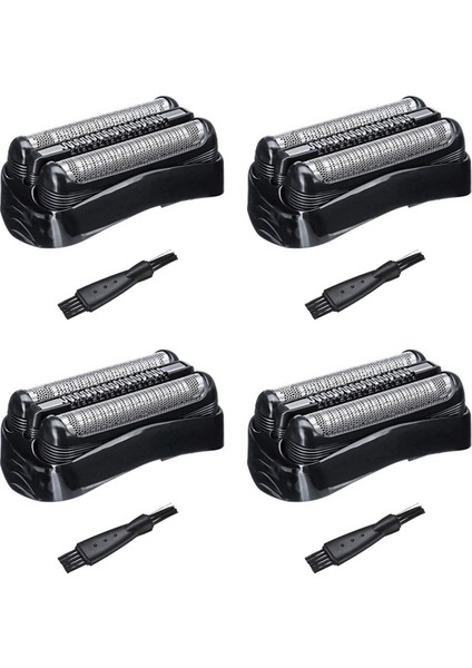 4 Adet 21B Yedek Tıraş Makinesi Folyo Kafa Braun 3 Serisi 300S 301S 310S 320S 330S 340S Cruzer Erkekler Elektrikli Tıraş Makinesi Tıraş (Yurt Dışından)