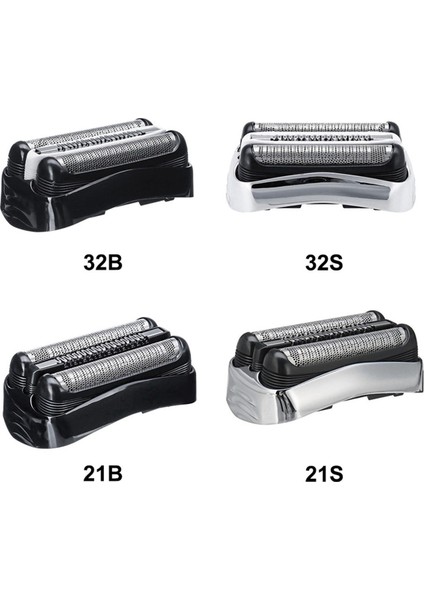 4 Adet 21B Yedek Tıraş Makinesi Folyo Kafa Braun 3 Serisi 300S 301S 310S 320S 330S 340S Cruzer Erkekler Elektrikli Tıraş Makinesi Tıraş (Yurt Dışından) fırsatları