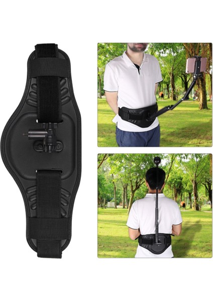 Giyilebilir Bel Braketi Zaman Görünmez Selfie Çubuğu, X/x2 Bar ile Uyumlu Panoramik Aksesuarlar ile Uyumlu (Yurt Dışından) fırsatları