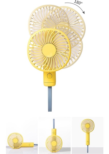 Yeni El Küçük Fan Mini USB Şarj Hediye Masaüstü Yurdu C (Yurt Dışından)