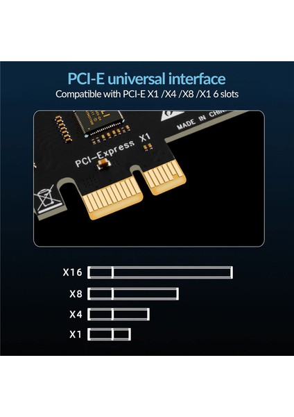 7 Bağlantı Noktalı USB 3.0 Pcı Express Adaptör Kartı USB Genişletme Kartı, Pc, Linux / Windowsxp/ 7/ 8/ 8.1/ 10 ile Uyumlu Pcıe Yükseltme Kartı (Yurt Dışından)