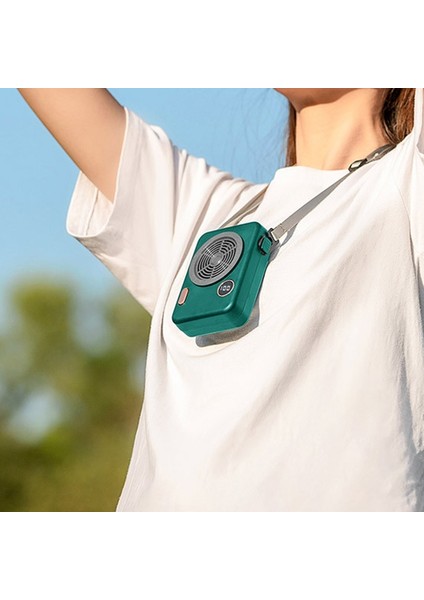 Taşınabilir Asılı Boyun Fanı Mini Elektrikli Soğutma Bel Hava Soğutucu Tembel Pembe (Yurt Dışından) modelleri