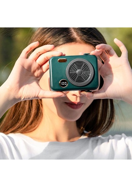 Taşınabilir Asılı Boyun Fanı Mini Elektrikli Soğutma Bel Hava Soğutucu Tembel Pembe (Yurt Dışından) fırsatları