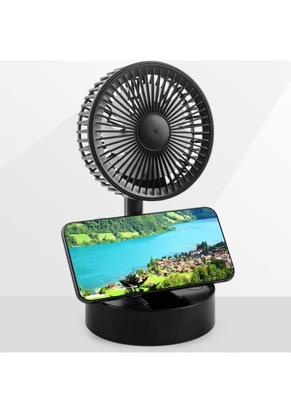 Yeni USB Şarj El Küçük Fan Taşınabilir Açık Mini Masaüstü Ofis Katlanır Teleskopik Fan (Yeşil) (Yurt Dışından)