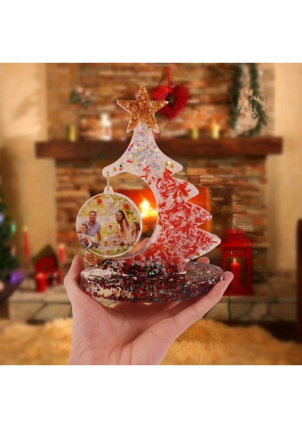 Декоративные Подарки,dıy Noel Ağacı Fotoğraf Çerçevesi Silikon Kalıp Kristal Epoksi Reçine Zanaat Döküm Kalıp El Yapımı Dekorasyon Noel Kalıpları (Yurt Dışından) indirimleri