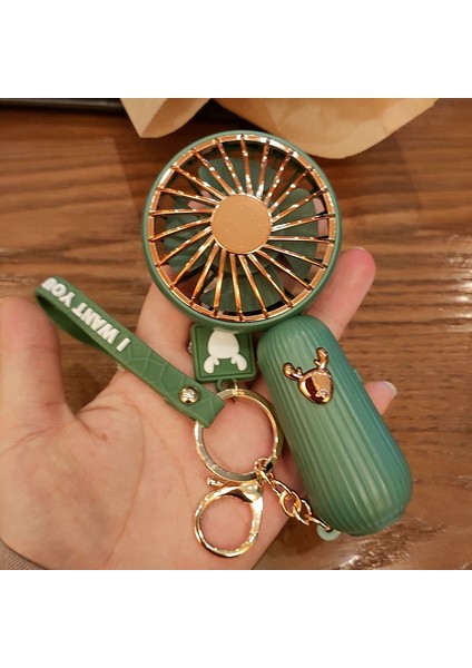 Taşınabilir El Fanı USB Şarj Hızı Ayarlanabilir 2 Asılı Hava Soğutucu Şarj Edilebilir Dış Mekan Seyahat -Sarı (Yurt Dışından) fiyatları