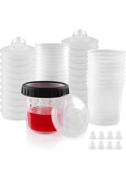 Püskürtme Kabı Püskürtme Tabancası Bardak Astarı ve Kapak Sistemi 20 Boya Kabı Seti 20 Oz (600 Ml) Kit (Yurt Dışından)
