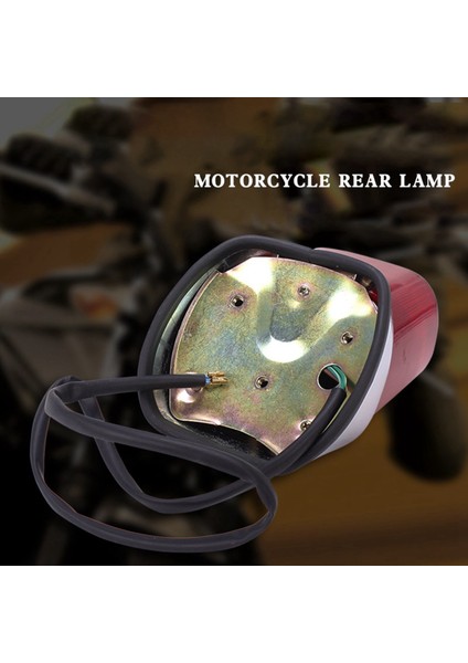 2x Motosiklet Kuyruk Fren Lambası Abs Kırmızı Motosiklet Arka Gösterge Stop Lambası Virago XV250 XV400 (Yurt Dışından) modelleri