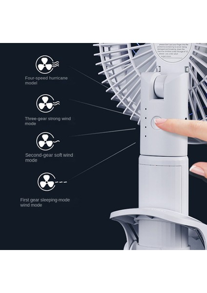 Klipsli Fan Taşınabilir Mini Masaüstü Sessiz USB Şarj Edilebilir 360° Koşu Bandı, Araba Koltuğu, Bebek Arabası Için Çalıştırılır (Yurt Dışından) modelleri