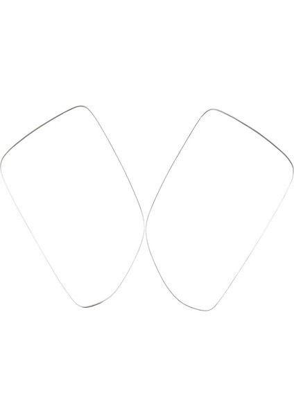 2 Adet Araba Isıtmalı Dikiz Aynası Cam Sol ve Sağ Kapı Yan Kanat Lens ile UYUMLU-2005-2010 1Z1857521F (Yurt Dışından) modelleri