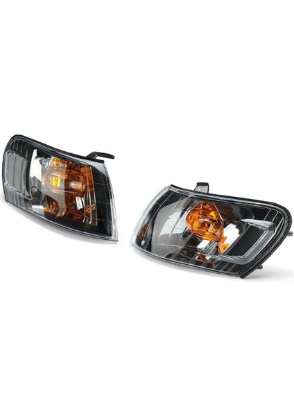Adet Araba Ön Köşe Lambası Işıkları Lens Siyah AE100 E100 AE101 1993-1997 Sinyal Lambası Kablo Demeti Yok (Yurt Dışından)