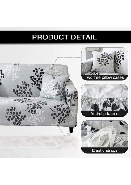 Baskılı Kanepe Örtüsü Streç Kanepe Örtüsü Kanepe Slipcovers 2 Yastık Kanepe ile Iki Ücretsiz Yastık Kılıfı Kanepe 2 Kişilik (Yurt Dışından) fırsatları