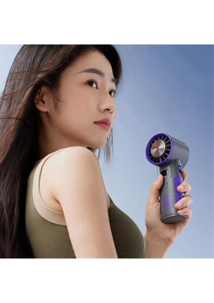 Taşınabilir El Fanı Açık Yarı Iletken Soğutma Hava Soğutucu 2000 Mah Pil Şarj Edilebilir Soğuk Fan, A (Yurt Dışından)