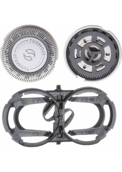 Philips PQ182 PQ183 Için Abs Montaj Tutucu Kiti Değiştirme ile 3x Paslanmaz Çelik Evrensel Tıraş Bıçakları Tıraş Başlıkları (Yurt Dışından) fırsatları