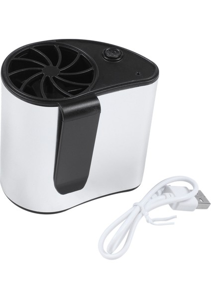 Taşınabilir Mini Mobil Klima Küçük Fan USB Şarj Edilebilir Asılı Bel Kişisel Seyahat ve Açık Kamp Için-Gümüş (Yurt Dışından) modelleri